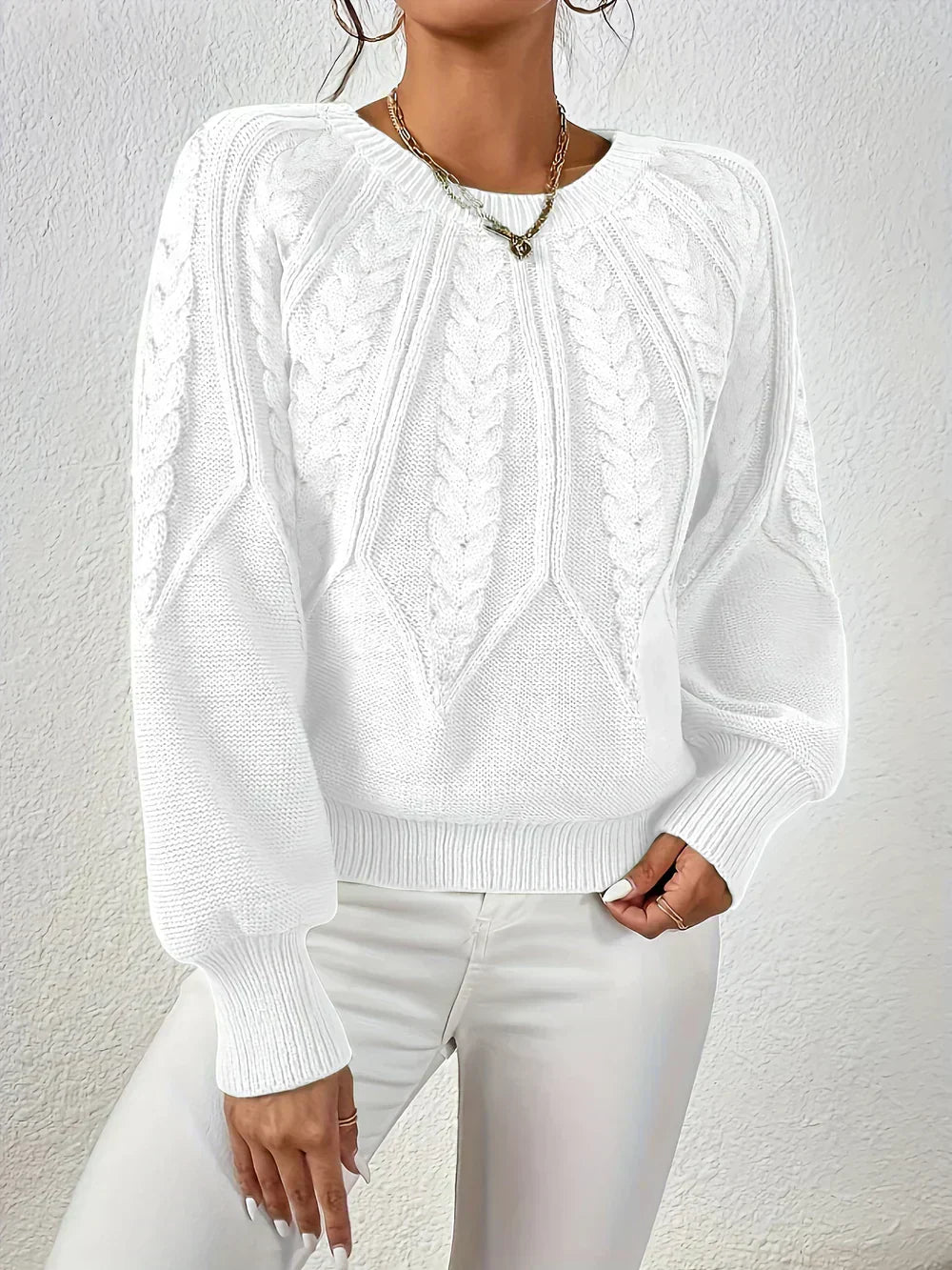 Heidi | Maglione in maglia elegante a girocollo