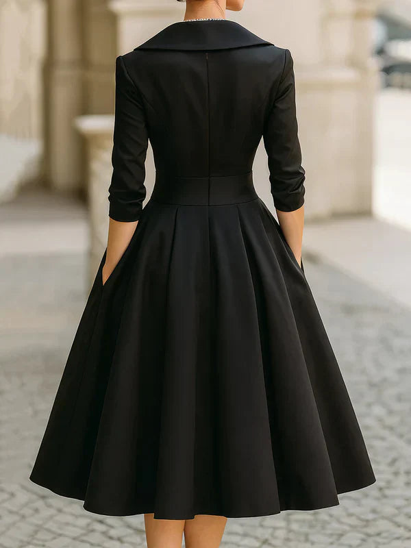 Lina | Abito midi elegante in stile vintage