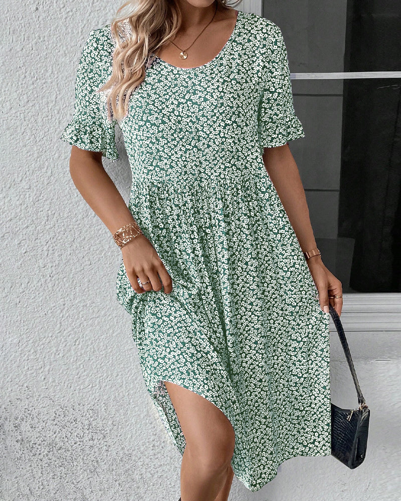 Fleur | Abito midi elegante a fiori