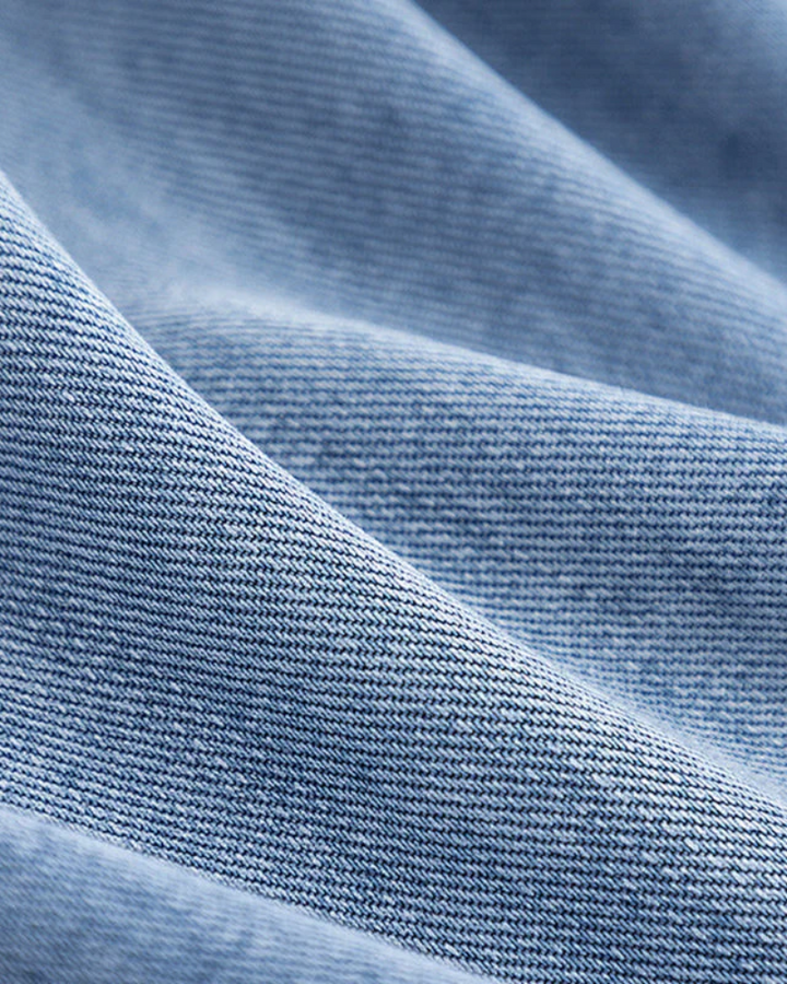 Sara | Cappotto in denim e cammello