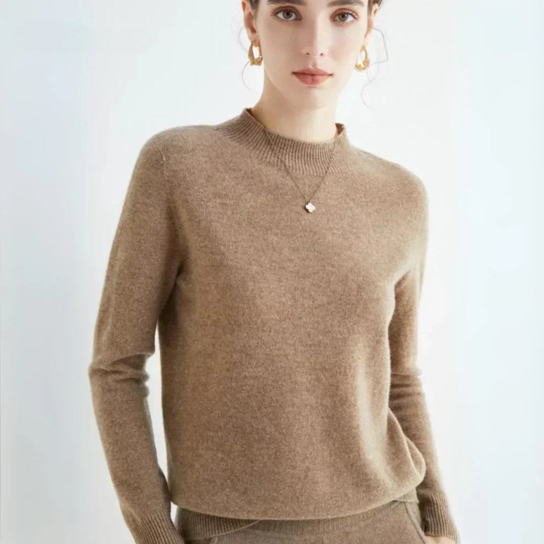 Mira | maglione in cachemire a collo alto