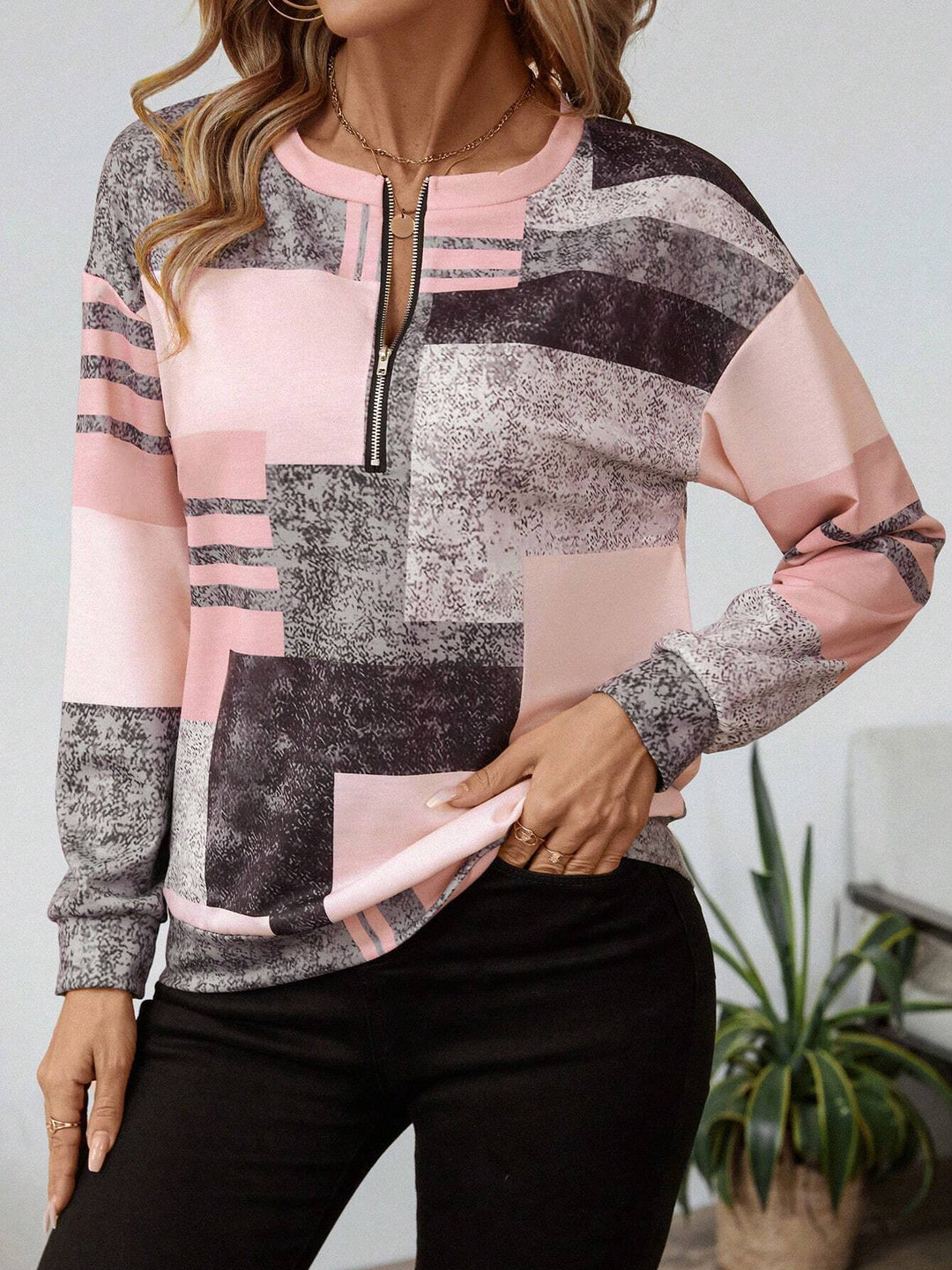 Kaimana | Felpa con cappuccio vintage chic
