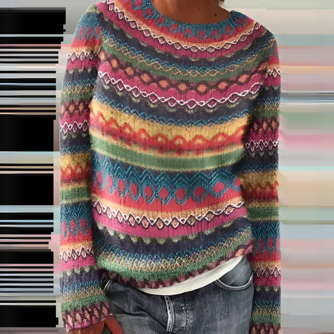Mercedes | Maglione invernale in maglia a motivo