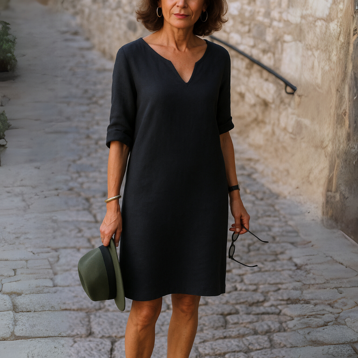 Jacinta | Abito elegante con scollo a V