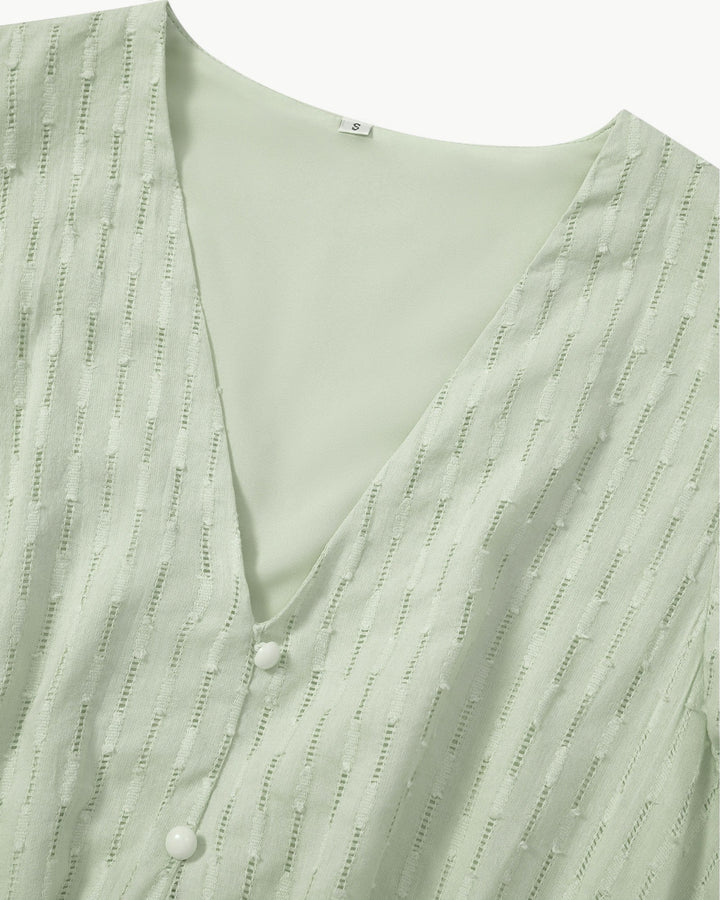 Belicia | Vestito con scollo a V e maniche a volant