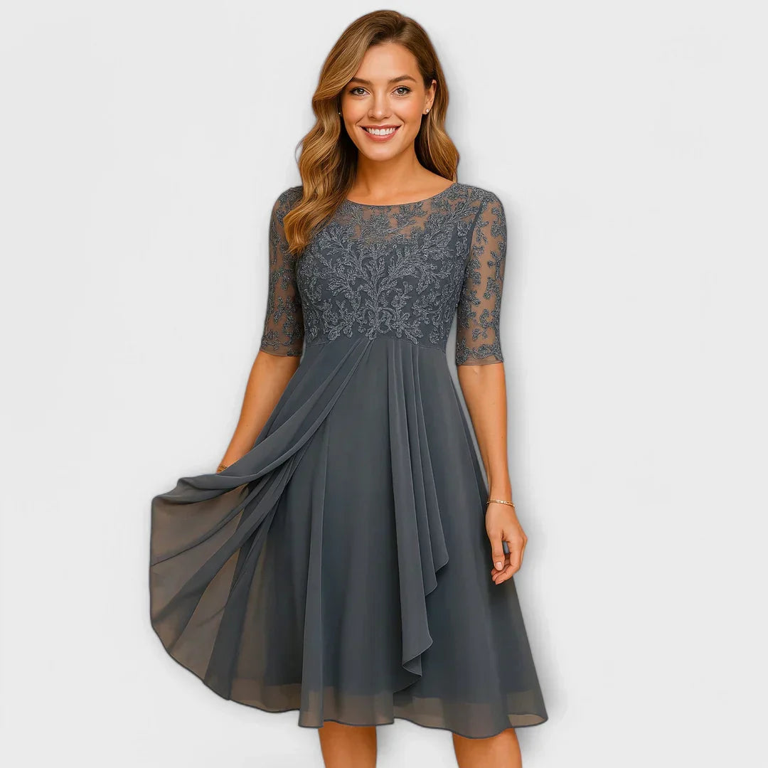 Jacinthe | Abito midi elegante