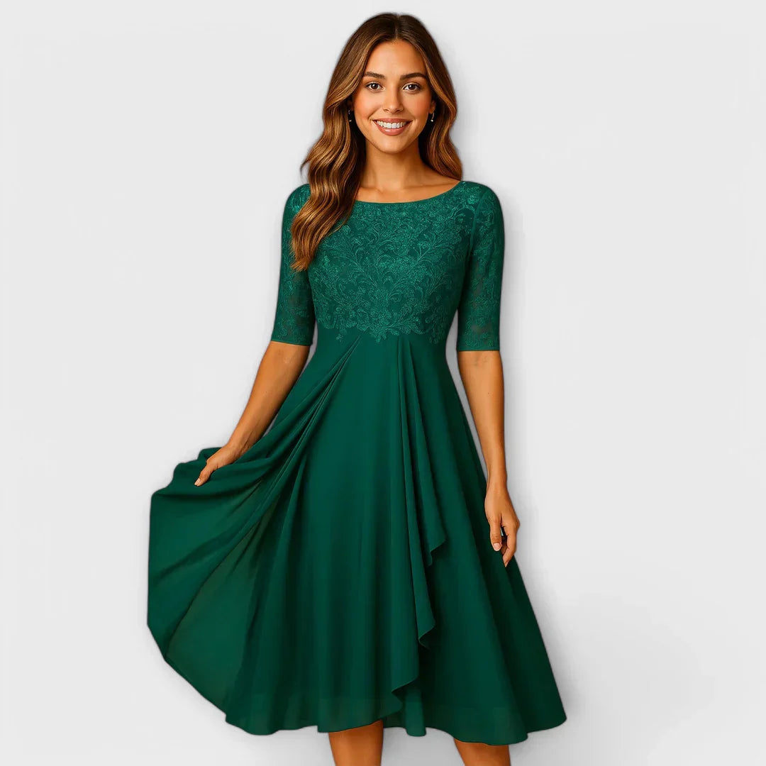 Jacinthe | Abito midi elegante