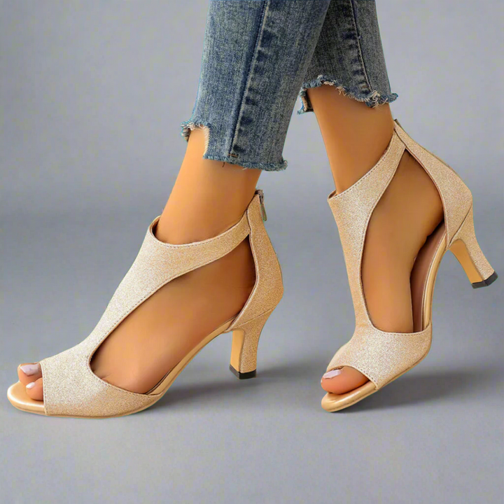 Heidrun | Sandali Eleganti con Tacchi Comodi
