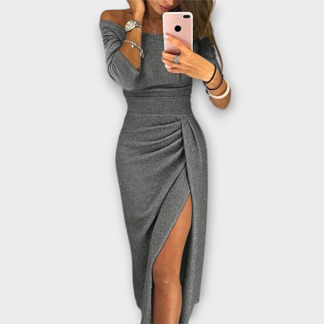 Lena | Vestito elegante senza spalle