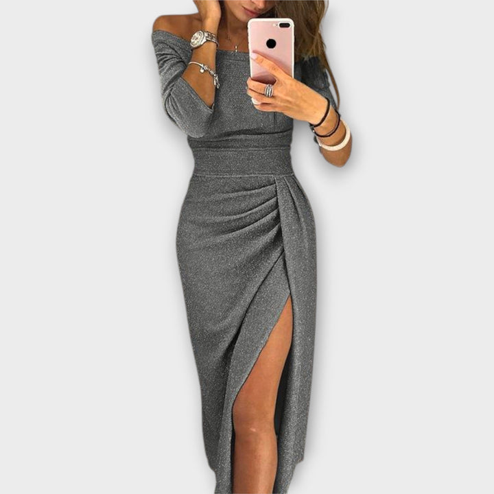 Lena | Vestito elegante senza spalle