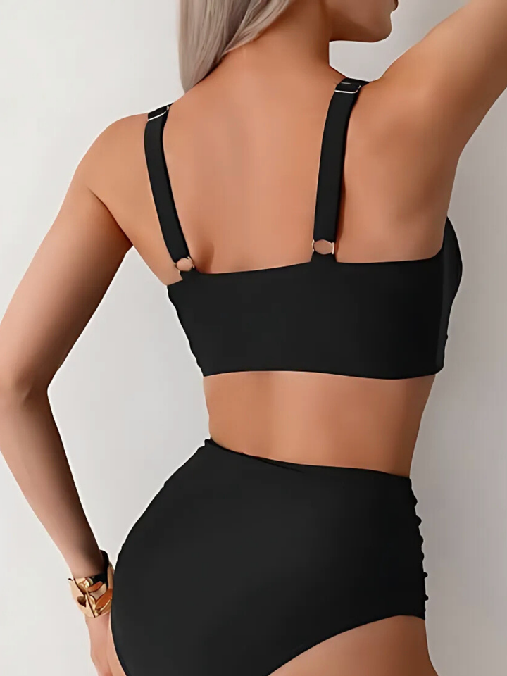Nolwenn | Bikini a fascia con volant