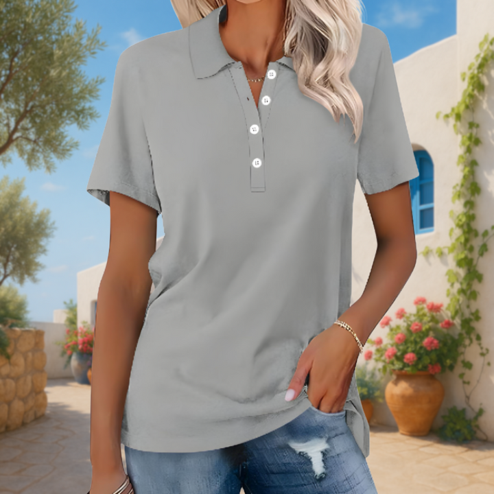 Mia | Polo in materiali sostenibili per donna