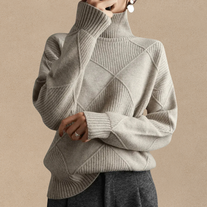 Maelis | Maglione strutturato per un'eleganza accogliente