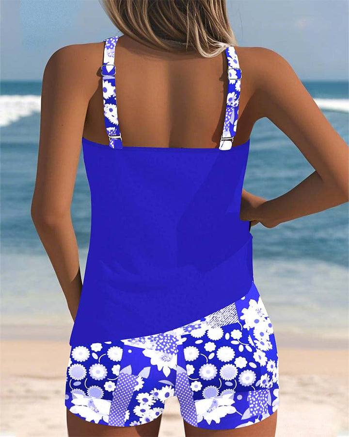 Isla | Set sportivo per la spiaggia con motivo floreale