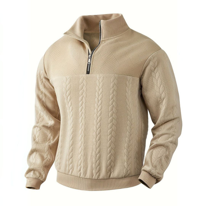 Arsenio | Maglione vintage da uomo con cerniera