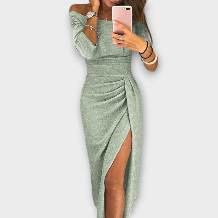 Lena | Vestito elegante senza spalle