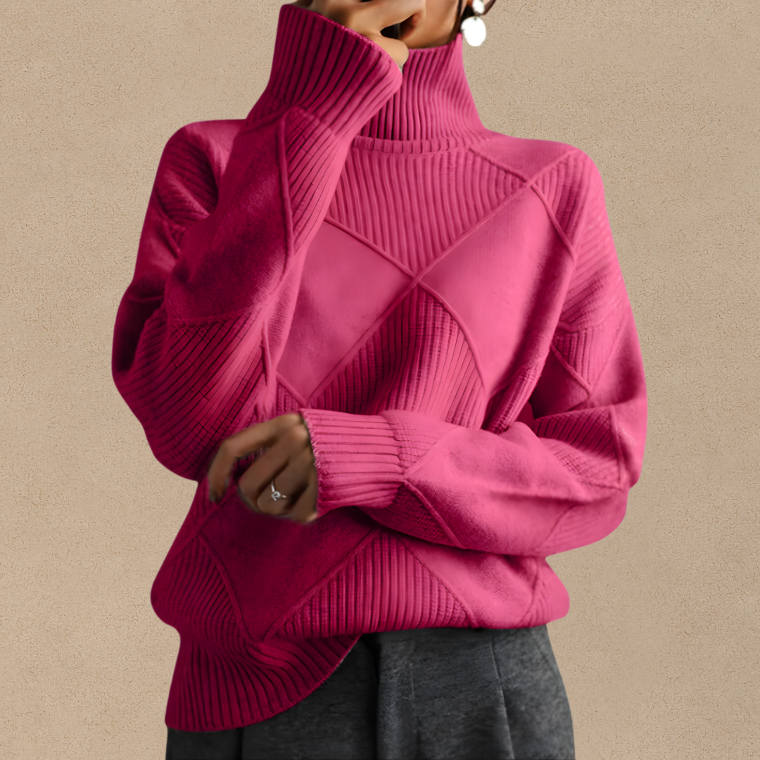 Maelis | Maglione strutturato per un'eleganza accogliente