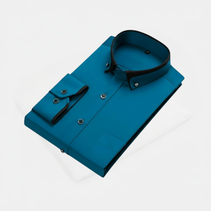 Darian | Camicia Classica con Collo a Contrasto