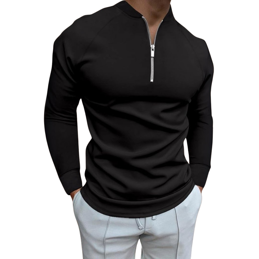 Salvador | Camicia da relax con cerniera a metà zip