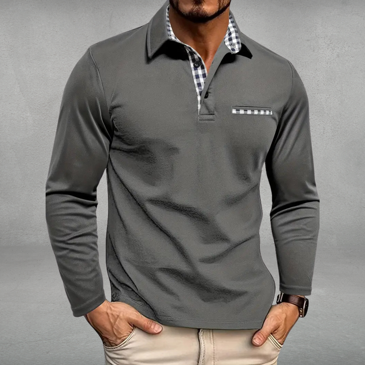 Julien | Polo a maniche lunghe, eleganza casual