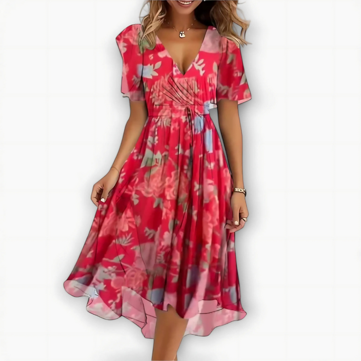 Annegret | Vestito da donna con scollo a V