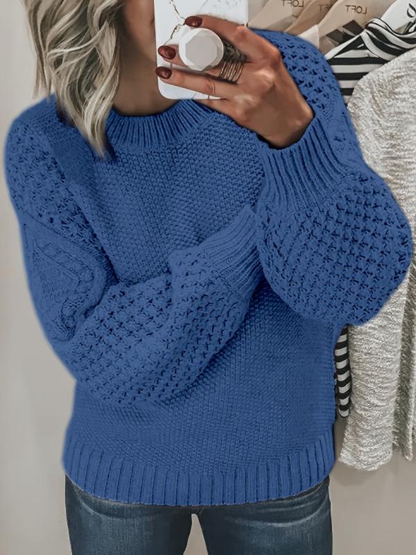 Lucia | Maglione classico in maglia a trecce