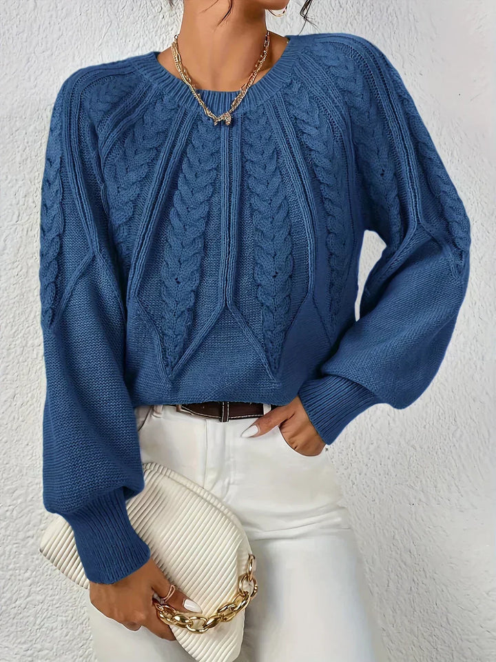 Ivonne | Maglione elegante e casual a motivo treccia
