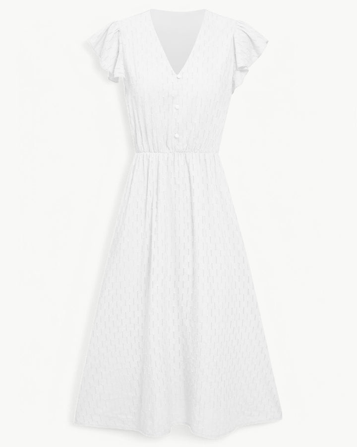 Belicia | Vestito con scollo a V e maniche a volant