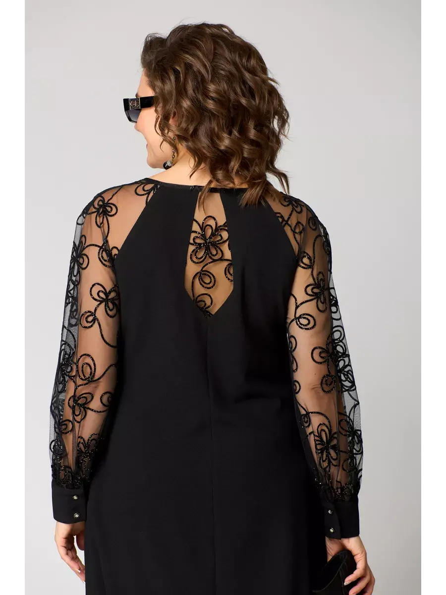 Naëvira | Abito elegante con maniche in pizzo