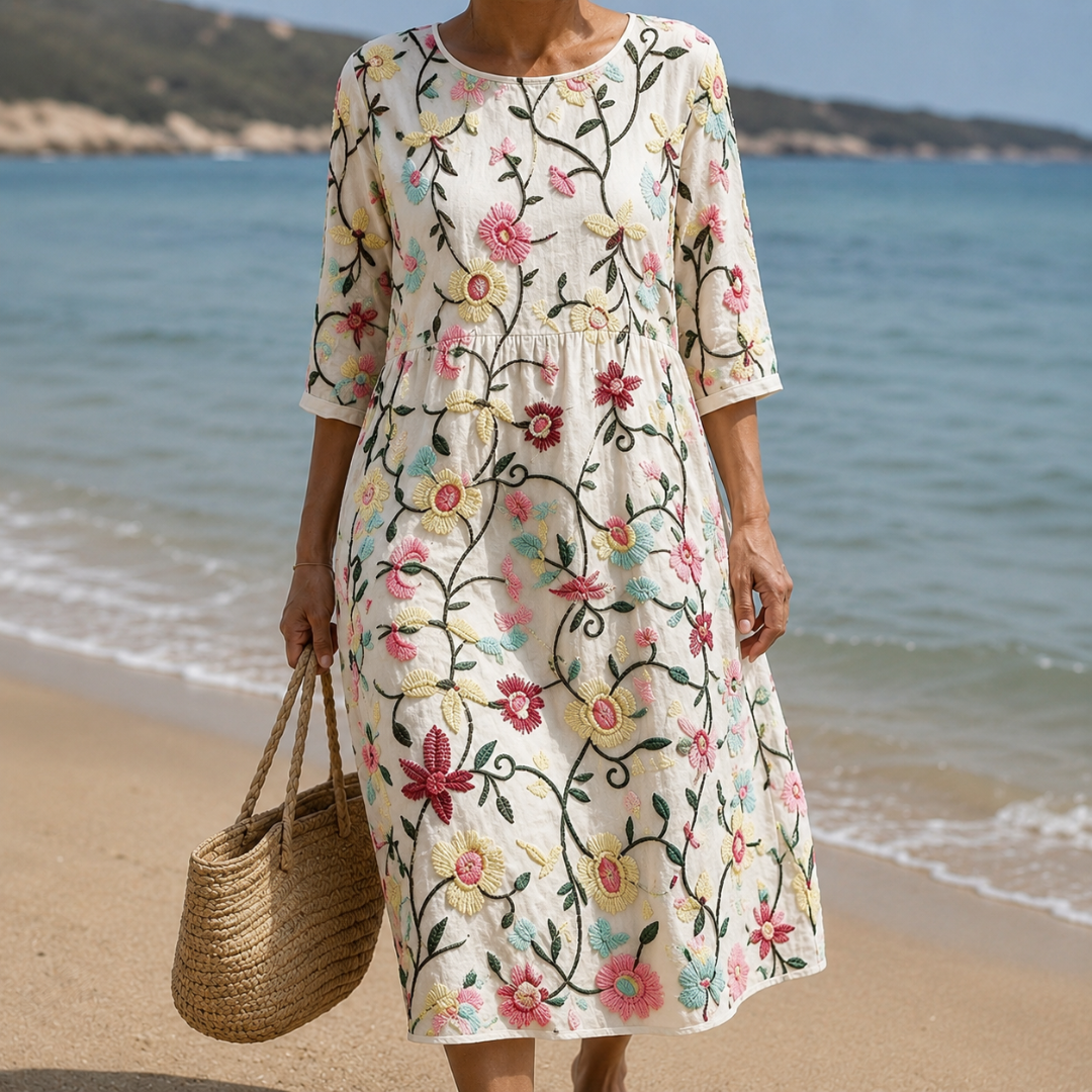 Raquel | Abito Vintage Ricamato