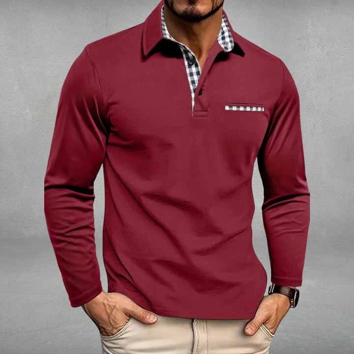 Julien | Polo a maniche lunghe, eleganza casual