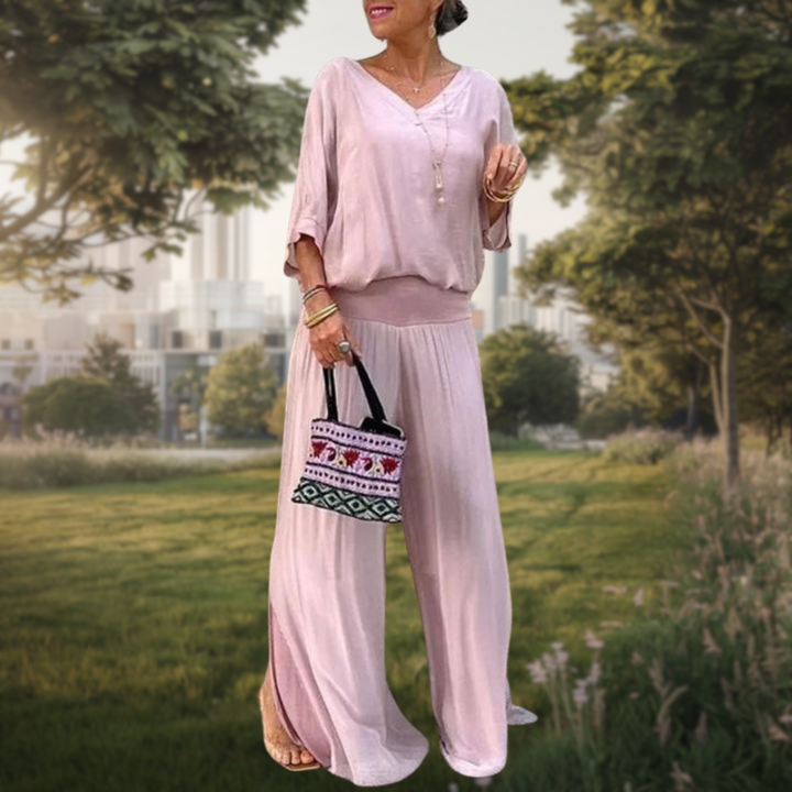 Jolia | Completo bohemiano elegante a due pezzi con vestibilità rilassata
