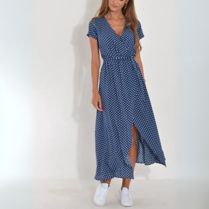 Anica | Abito elegante con scollo a V