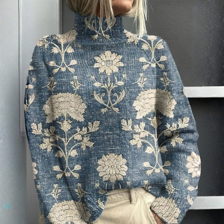 Soléna | Maglione dolcevita morbido in stile forestale