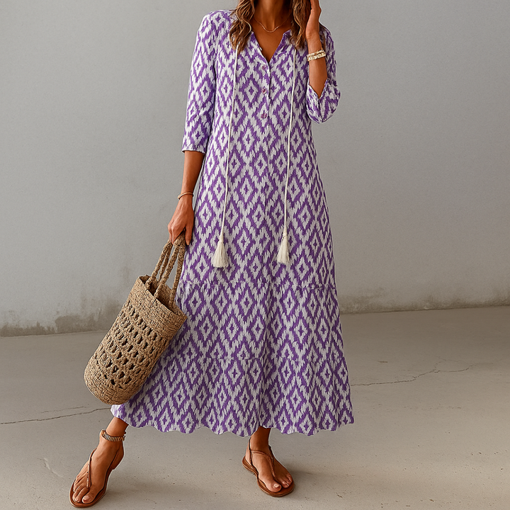 Tonee | Abito bohemiano con copertura nell'area dell'addome