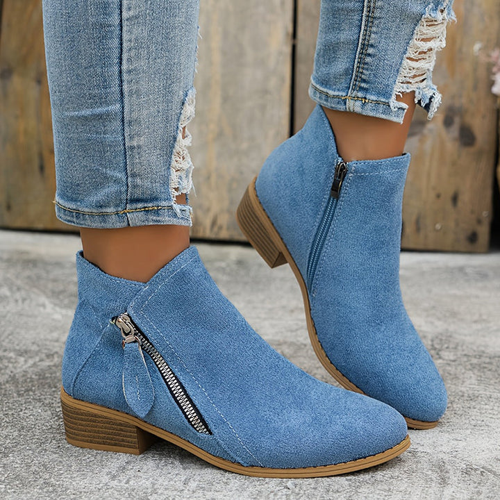 Amélia | Stivaletti eleganti con zip laterale