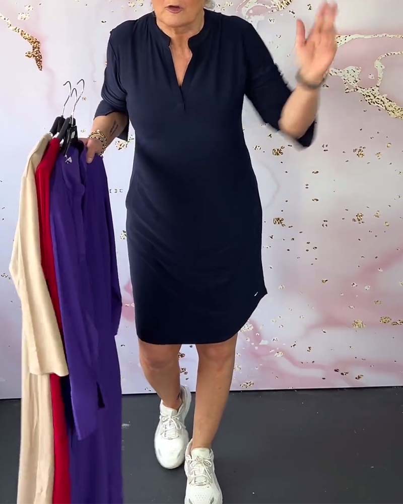 Orlane | Abito elegante con scollo a V