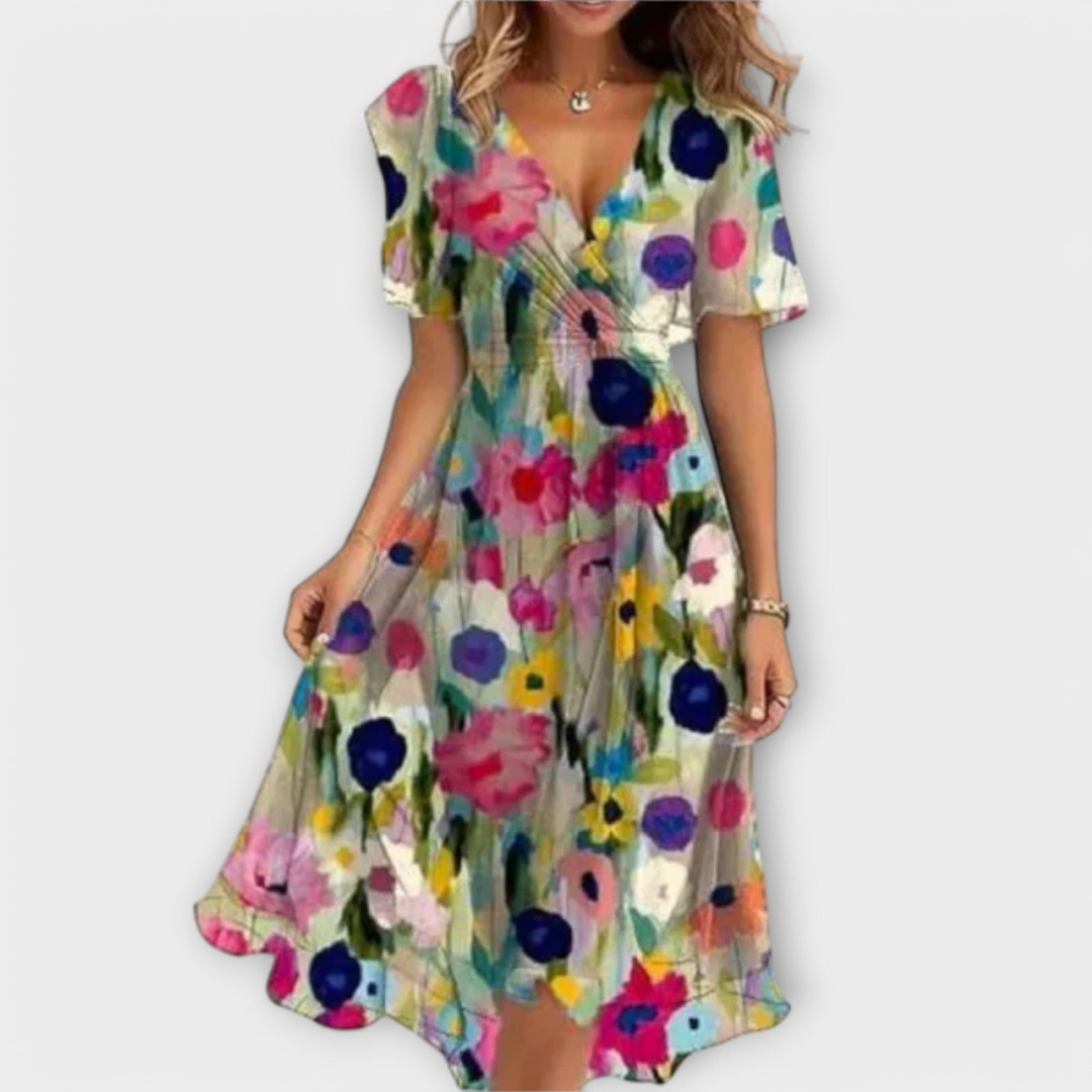 Annegret | Vestito da donna con scollo a V