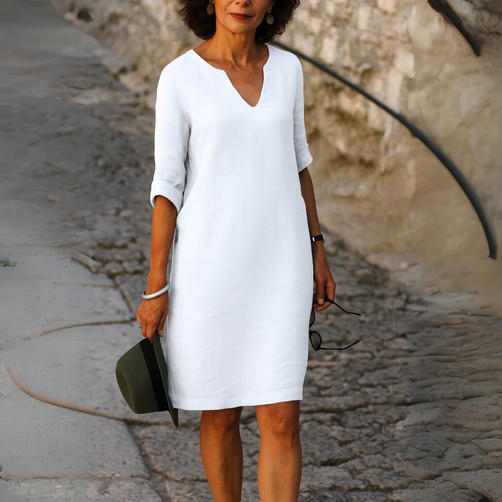Jacinta | Abito elegante con scollo a V