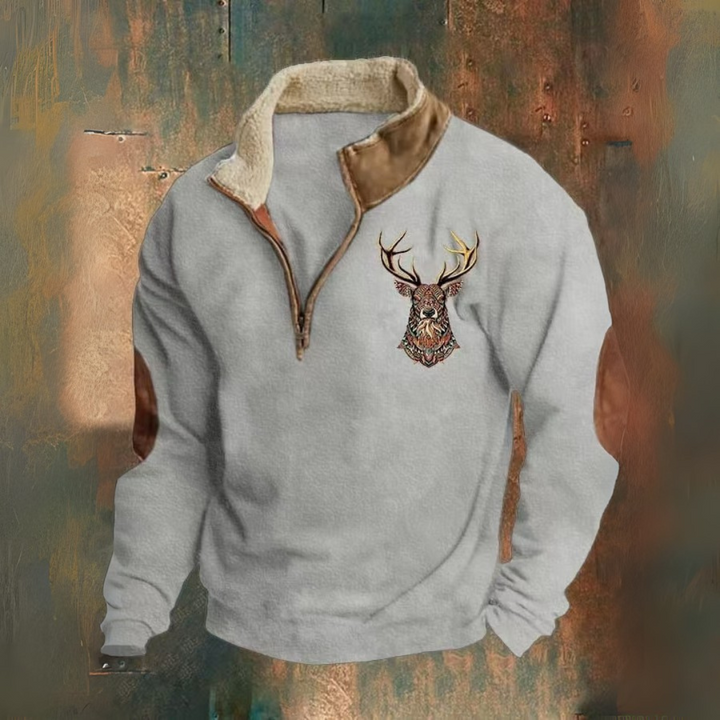 Laurent | Maglione con zip a 1/4