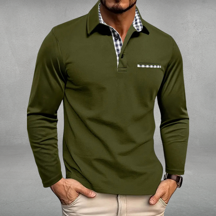 Julien | Polo a maniche lunghe, eleganza casual