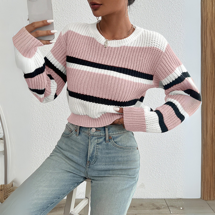 Celia | Maglione in maglia con spalle scoperte