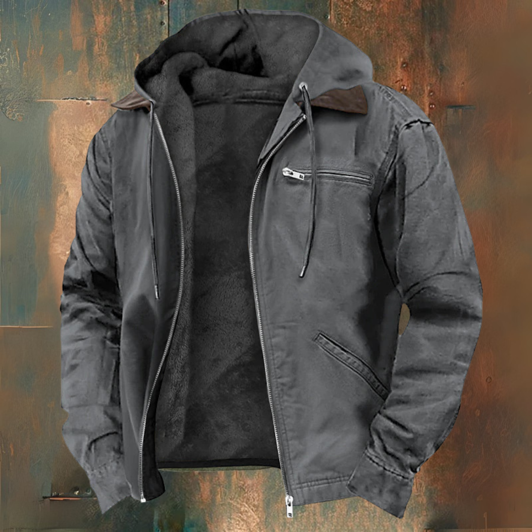 Gaspard | Gilet con cappuccio e cerniera