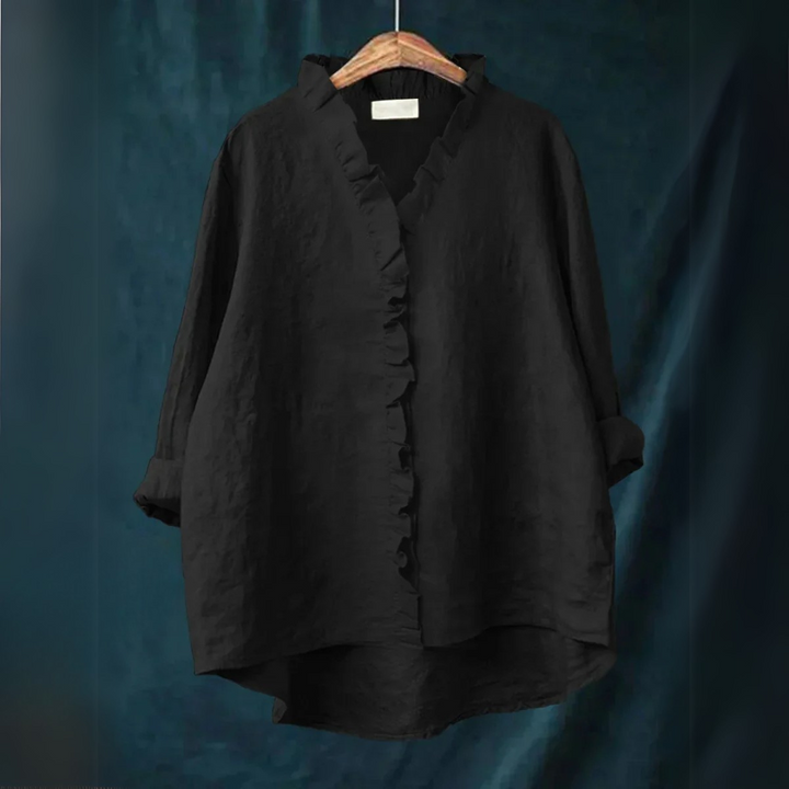 Sanela | Camicia casual con volant