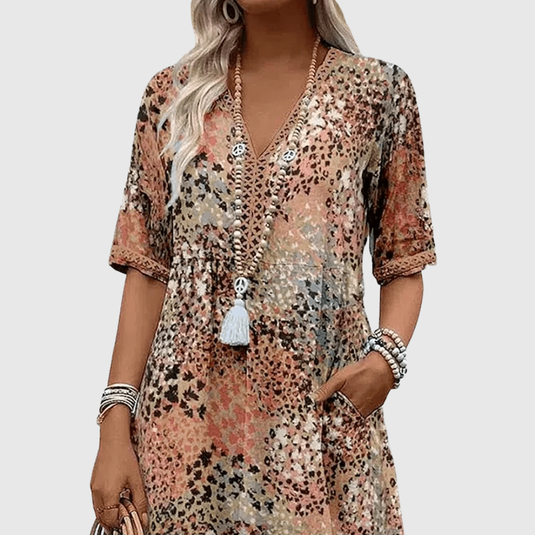 Marina | Abito Midi Elegante Estate