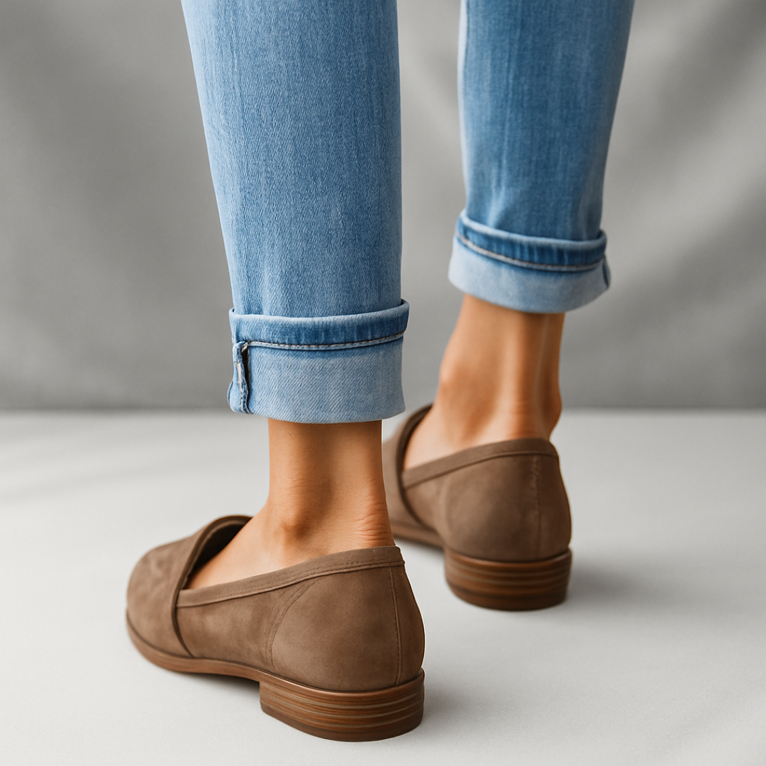 Idalia | Loafers in camoscio con punta affusolata