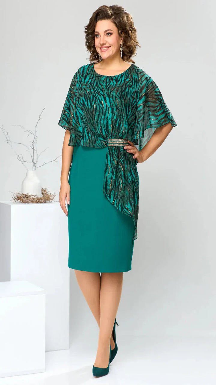 Mirabella | Abito elegante con dettagli drappeggiati