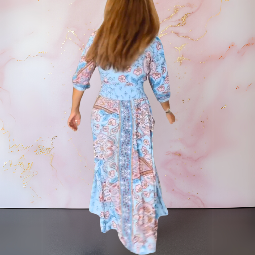 Marga | Elegante vestito estivo con scollo a V