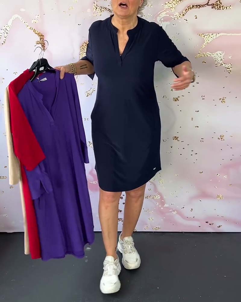Orlane | Abito elegante con scollo a V