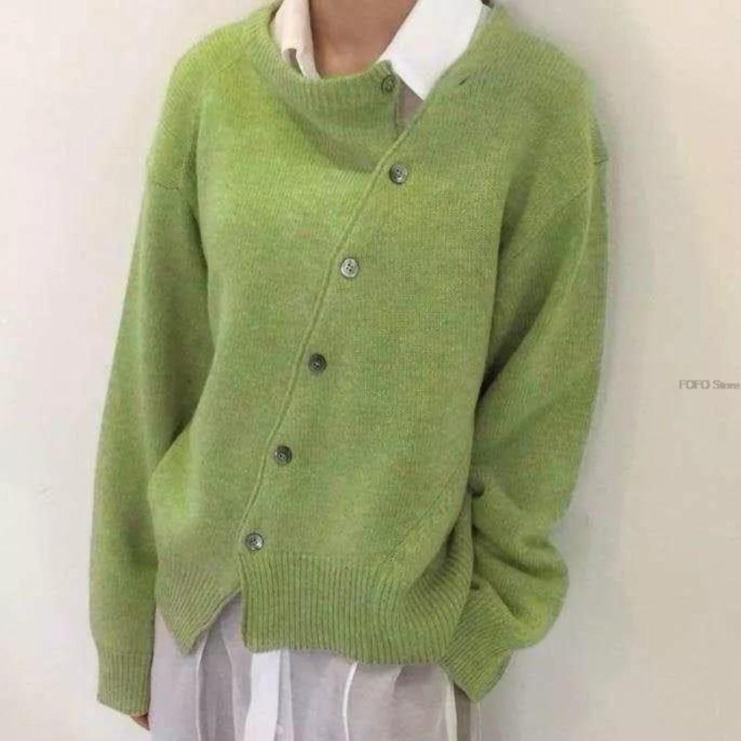 Isabel | Cardigan in maglia con chiusura a bottone
